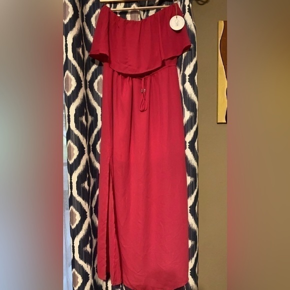 Women’s Pink Dress Strapless - Picture 1 of 4